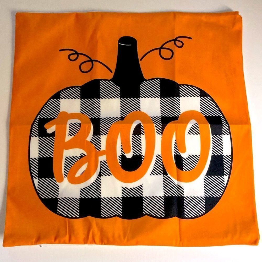 Boo Pumpkin 🎃 Pillow Cover